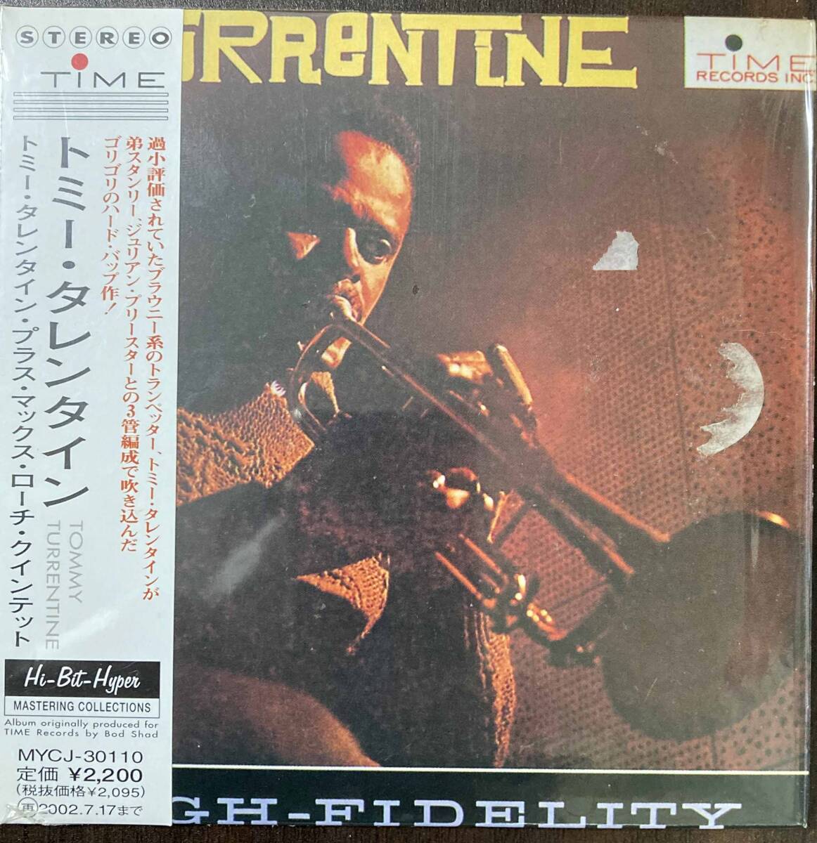 Tommy Turrentine / Tommy Turrentine 中古CD　国内盤　帯付き 紙ジャケ　リマスタリング _画像1