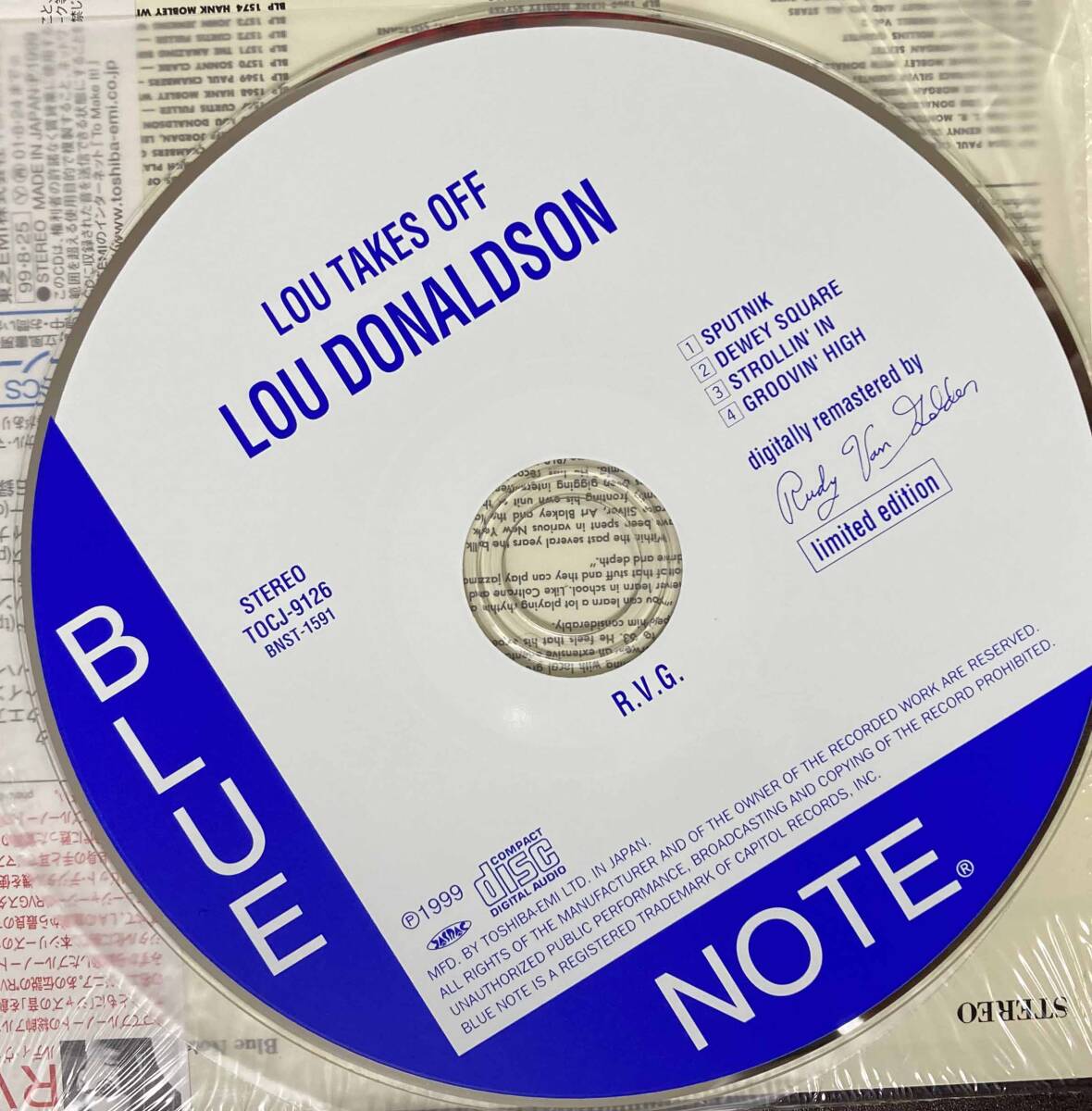 Lou Donaldson / Lou Takes Off 中古CD　国内盤　帯付き 紙ジャケ　24bitデジタルリマスタリング　BLUE NOTE 60周年限定盤 _画像3