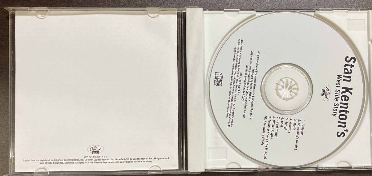 Stan Kenton / Stan Kenton's West Side Story 中古CD　輸入盤 _画像4