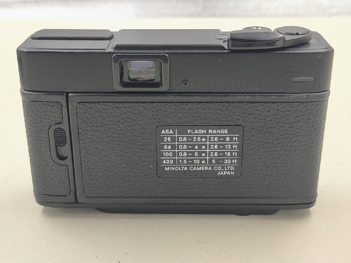 【動作未確認品】minolta　ミノルタ　HI-MATIC S　38mm　F2.7　フィルムカメラ　Y173