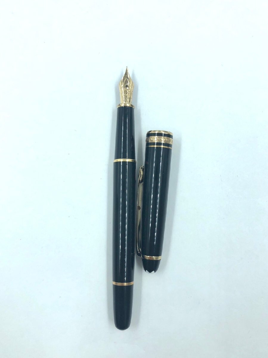 14K モンブラン mont blanc マイスターシュテック　万年筆　文具用品　文房具　u28