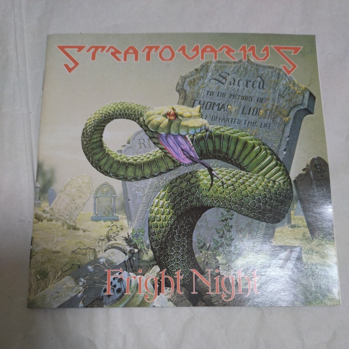 廃盤★94年盤★国内盤★帯付★ストラトヴァリウス★フライト・ナイト★STRATOVARIUS★Fright Night #VICP-5391_画像7