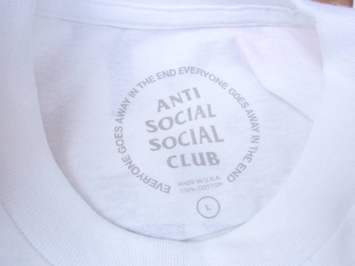 未使用！ネイバーフッド×アンチソーシャルソーシャルクラブ 白いTシャツ サイズLの画像5
