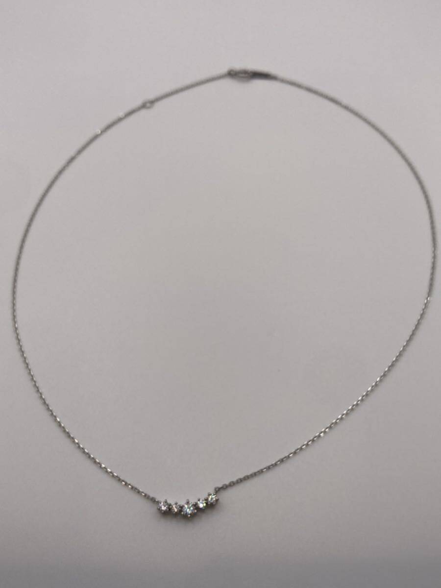 新品 正規品 canal4℃ ネックレス シルバー ネックレス 箱 紙袋 リボン ダイヤモンド カナルヨンドシー プレゼントの画像9
