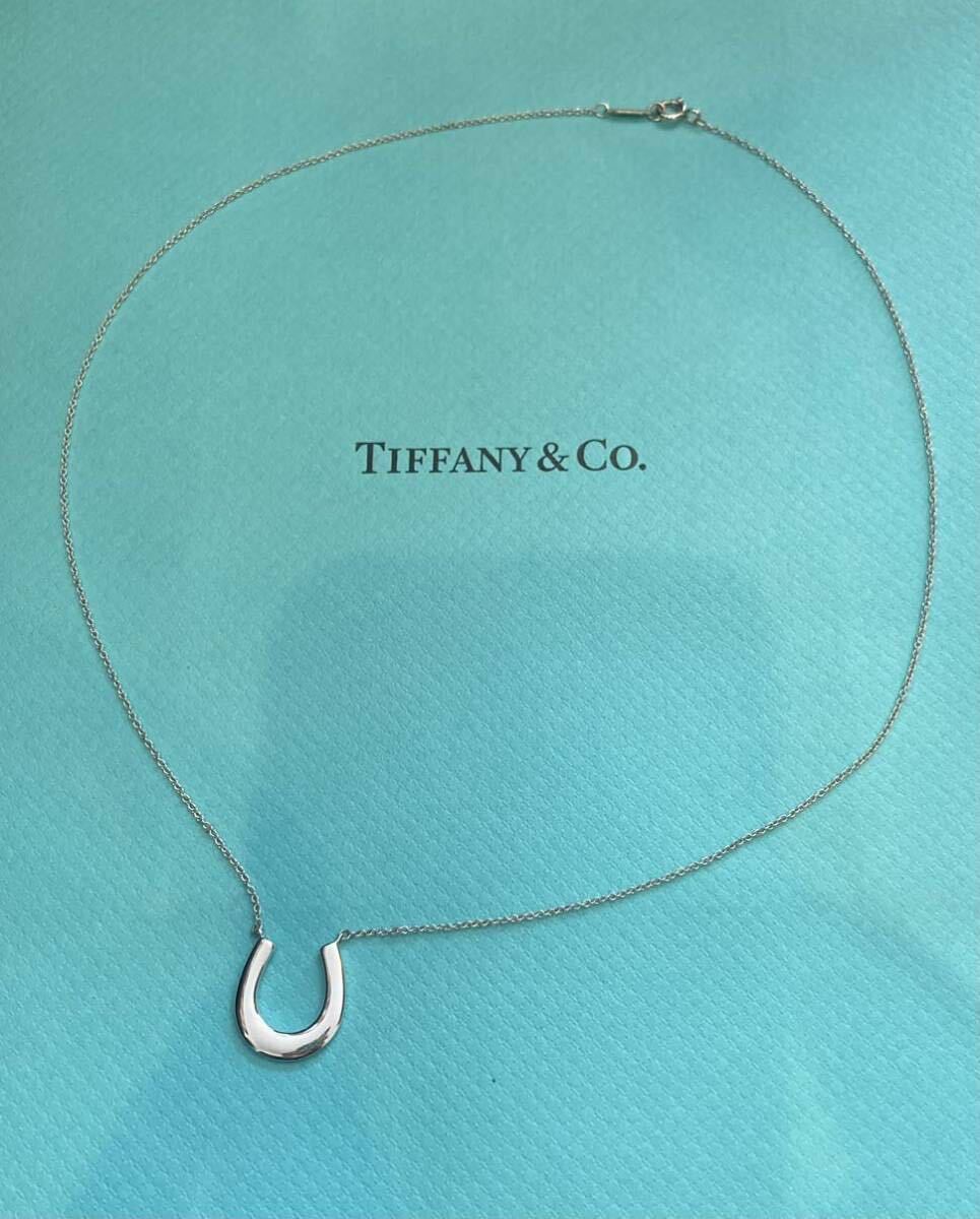 新品 正規品 ティファニー tiffany&co. ネックレス ホースシュー シルバー 購入日カード付き 箱巾着紙袋リボン 馬蹄 ○プレゼント○