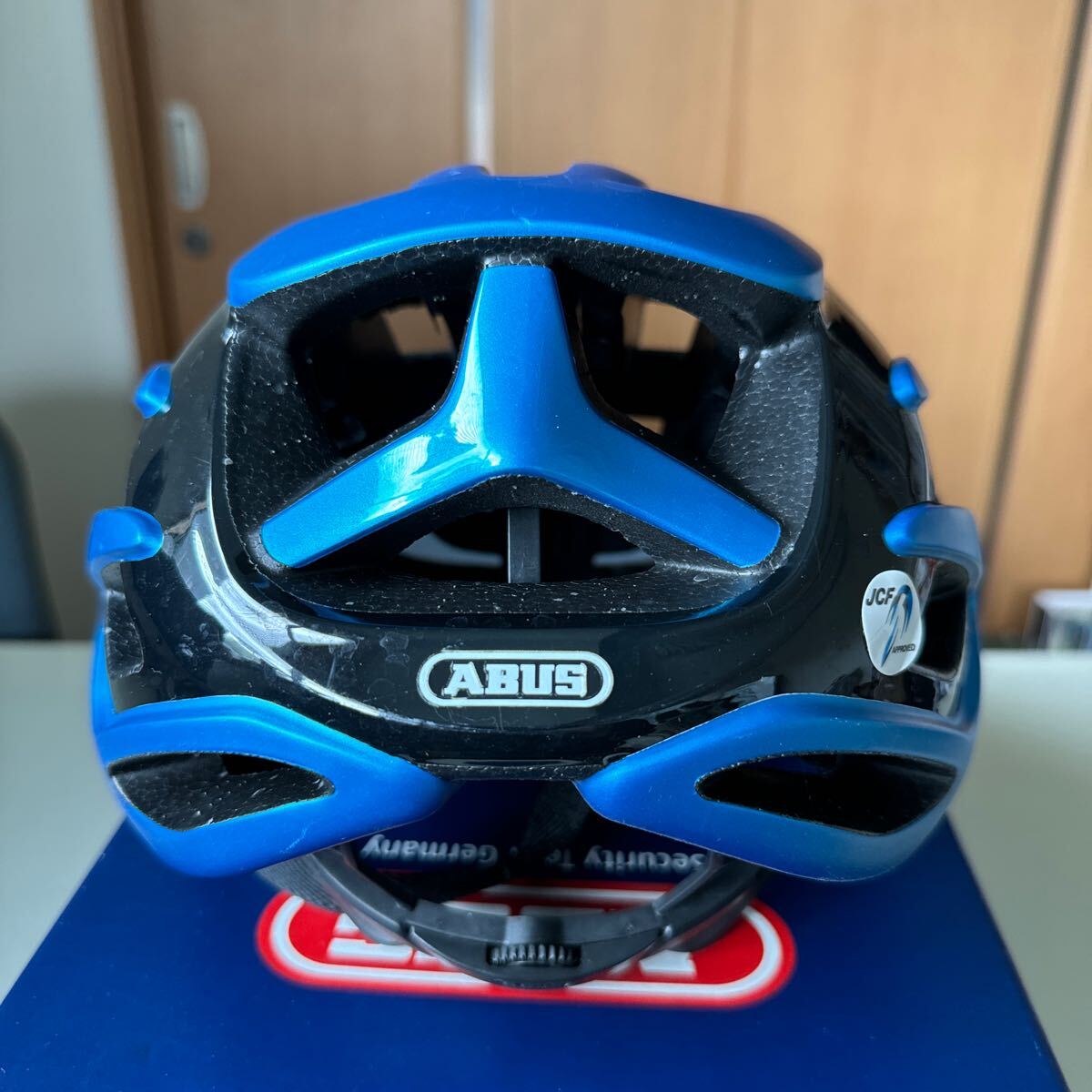 ABUS AIRBREAKER steel blue ロードバイク ヘルメット L 59-61cm 美品の画像5