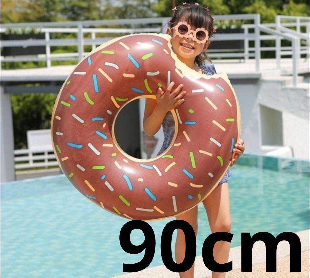 ドーナツ 浮き輪 90cm ドーナッツ 水遊び プール 夏休み 海 旅行の画像1