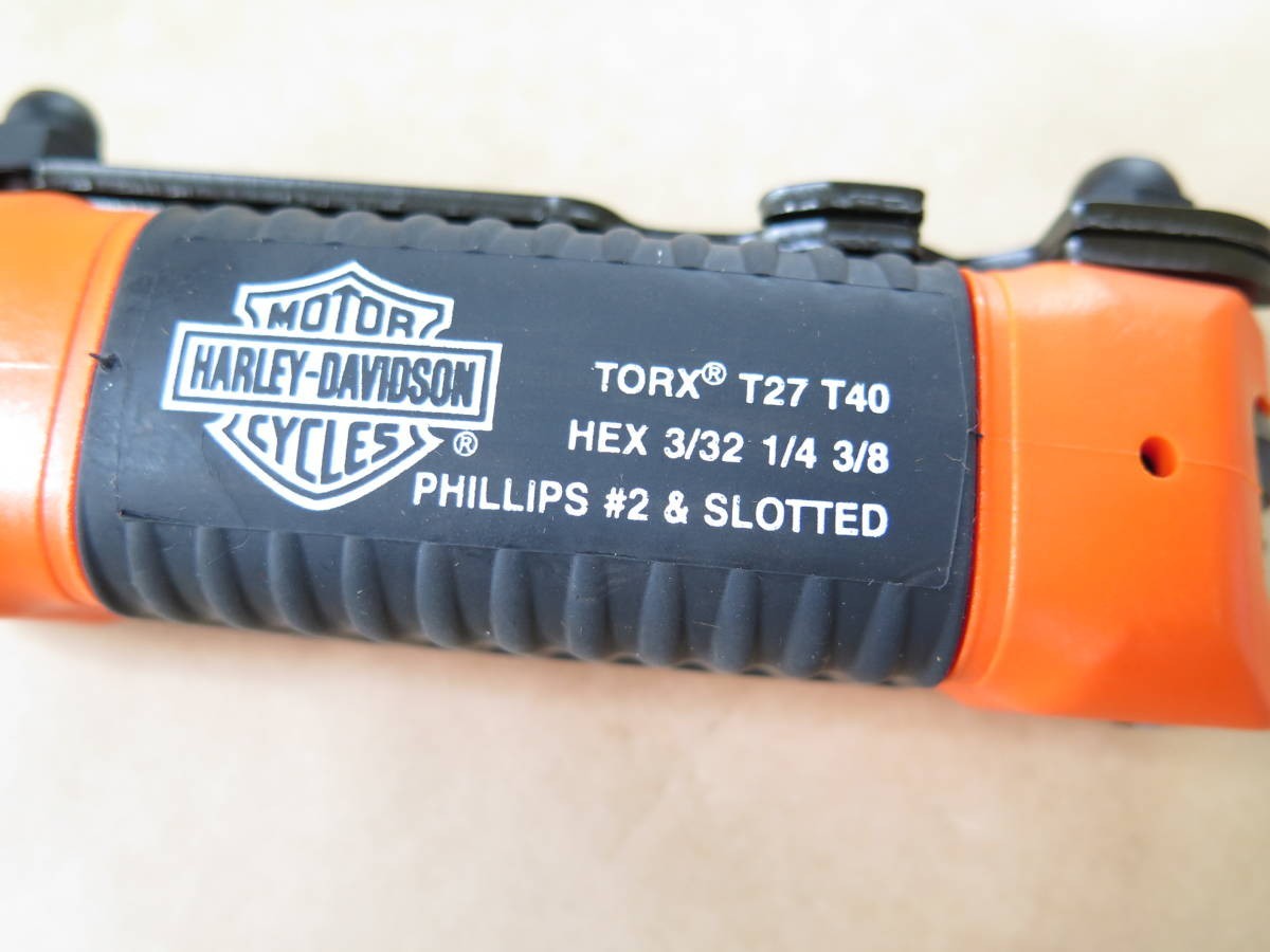 ◆◆ハーレー純正 車載工具 フォールディングツール インチ工具 マルチツール TORX T27 T40 2022.7.8.6_画像2