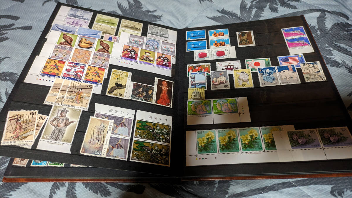 古い切手 コレクション スクラップブック 消印あり 使用済みありの画像3