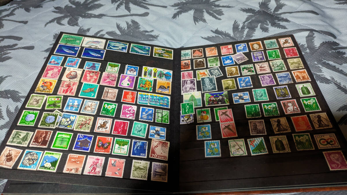 古い切手 コレクション スクラップブック 消印あり 使用済みありの画像4