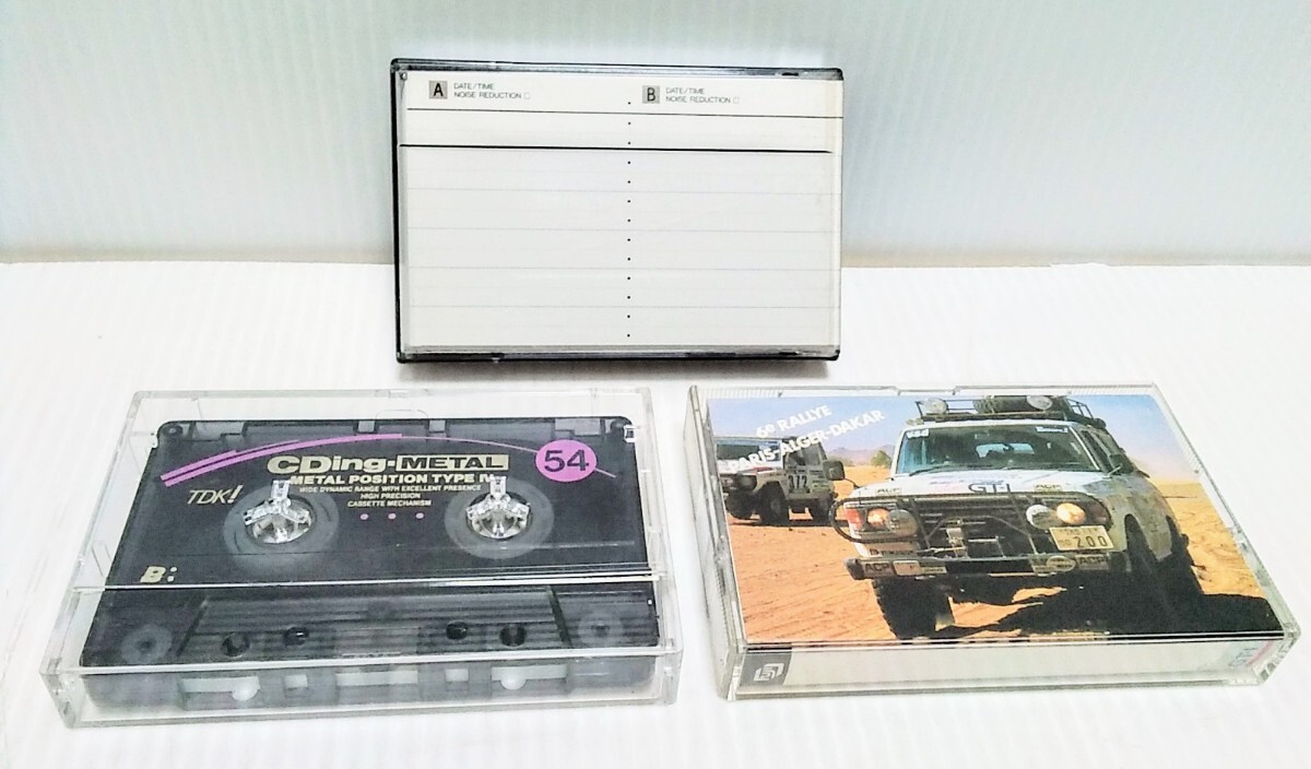 当時物 メタルカセットテープ TDK CDing METAL 50分 54分 70分 Type IV 3本 メタルテープ カセットテープ 使用済み 中古の画像2