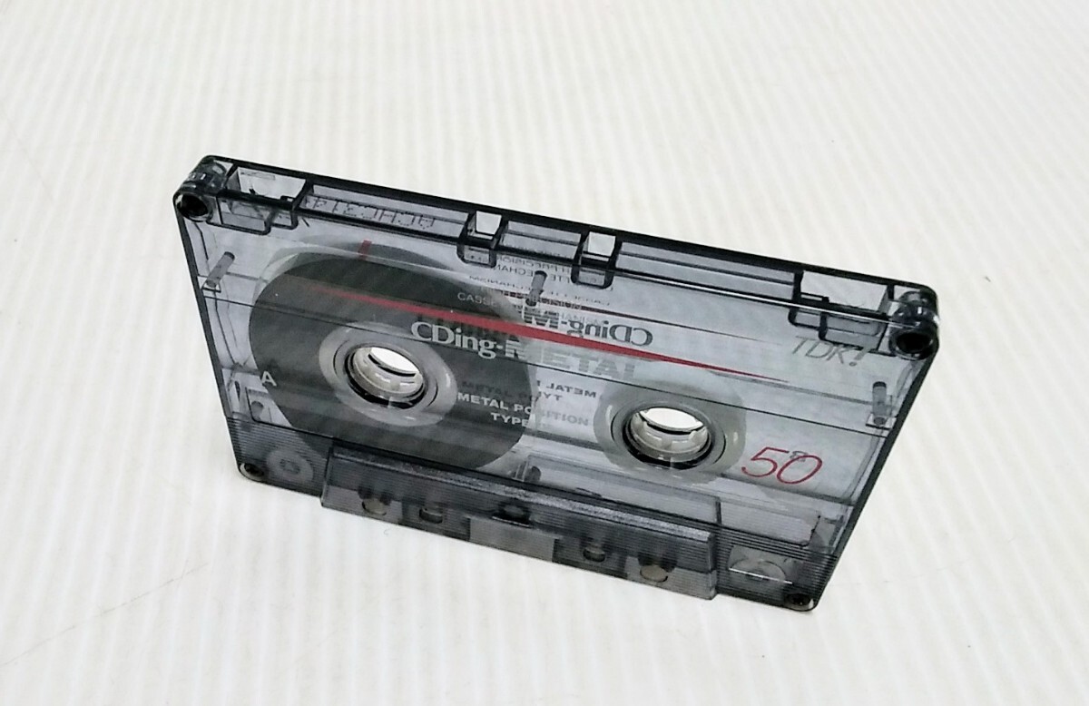 当時物 メタルカセットテープ TDK CDing METAL 50分 54分 70分 Type IV 3本 メタルテープ カセットテープ 使用済み 中古の画像8