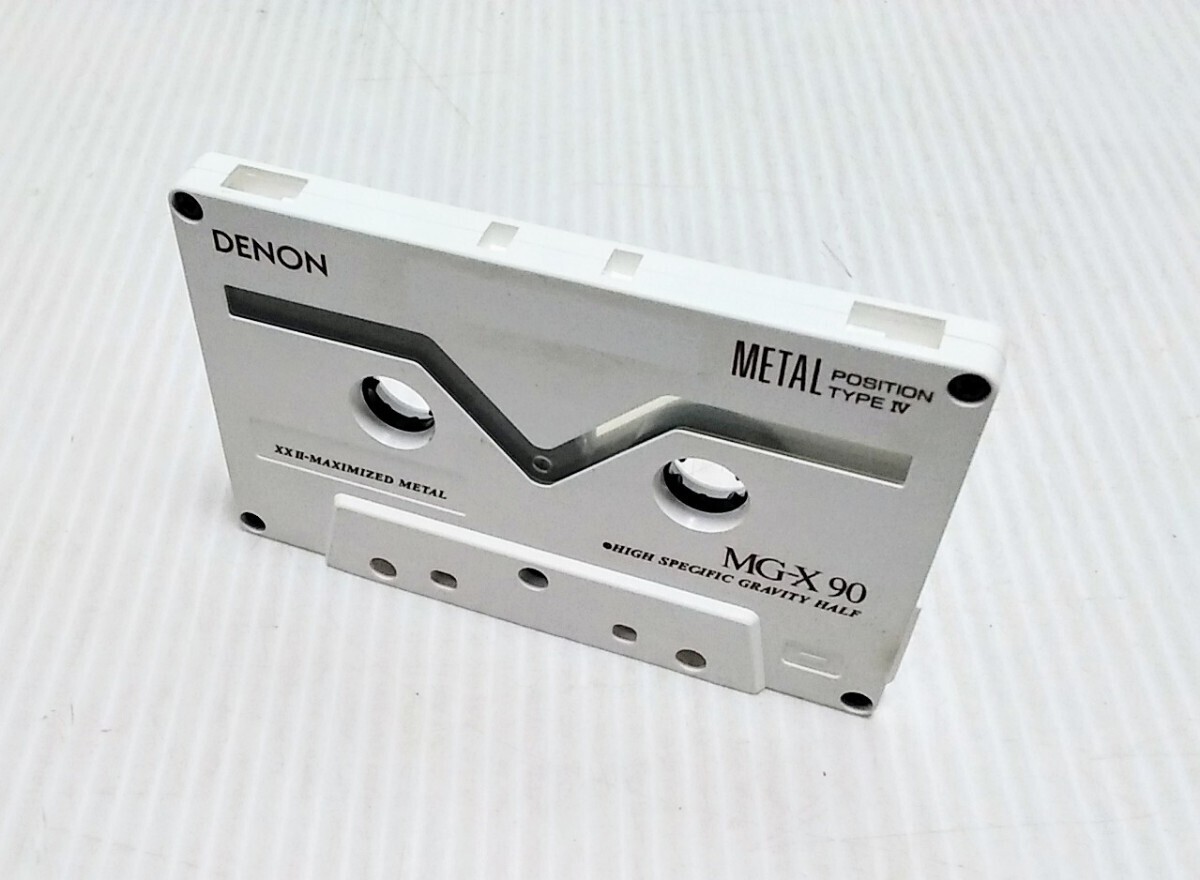 当時物 メタルカセットテープ DENON MG-X 90 メタルテープ カセットテープ 使用済み 中古の画像5
