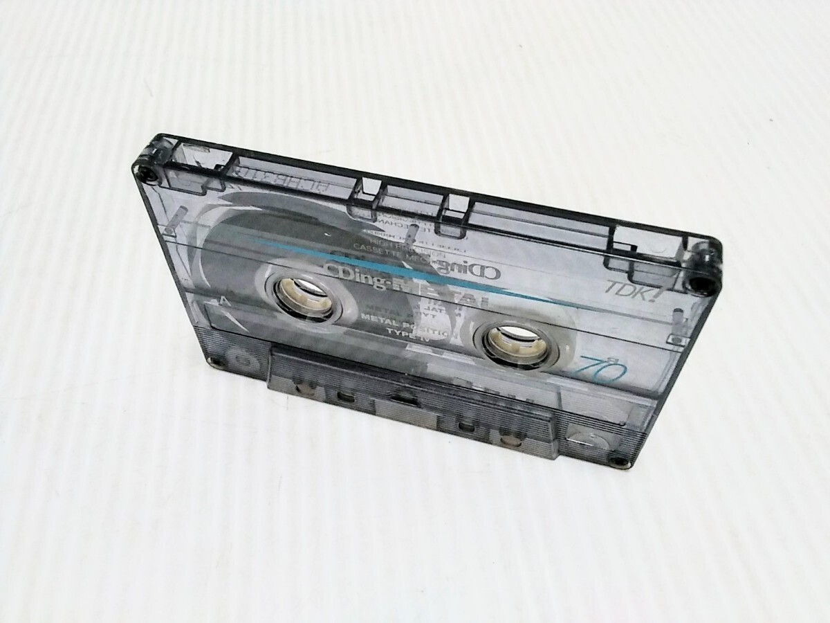 当時物 メタルカセットテープ TDK CDing METAL 50分 54分 70分 Type IV 3本 メタルテープ カセットテープ 使用済み 中古の画像4