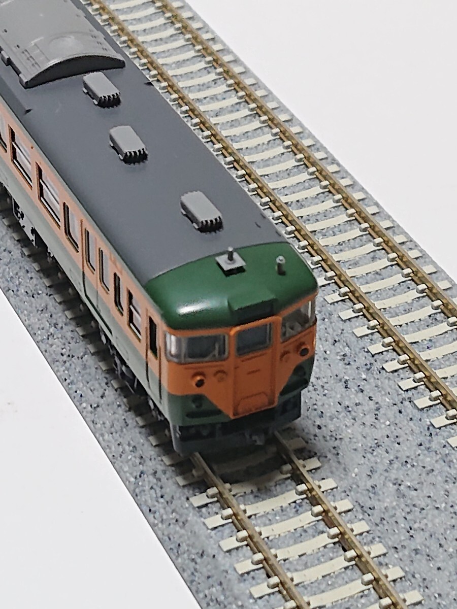 【単品】TOMIX 92710 JR 113系2000番台　近郊電車（湘南色）セットA より クハ111　2100　トイレ付　①_画像1