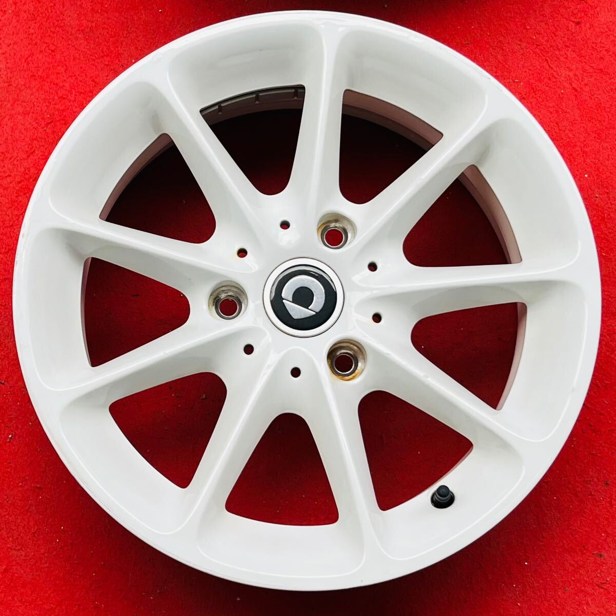  Mercedes Benz Smart original 15 -inch ×4.5/5.5J+23.5/22 3 hole /PCD112 wheel only 4 pcs set. white group Smart For Two K