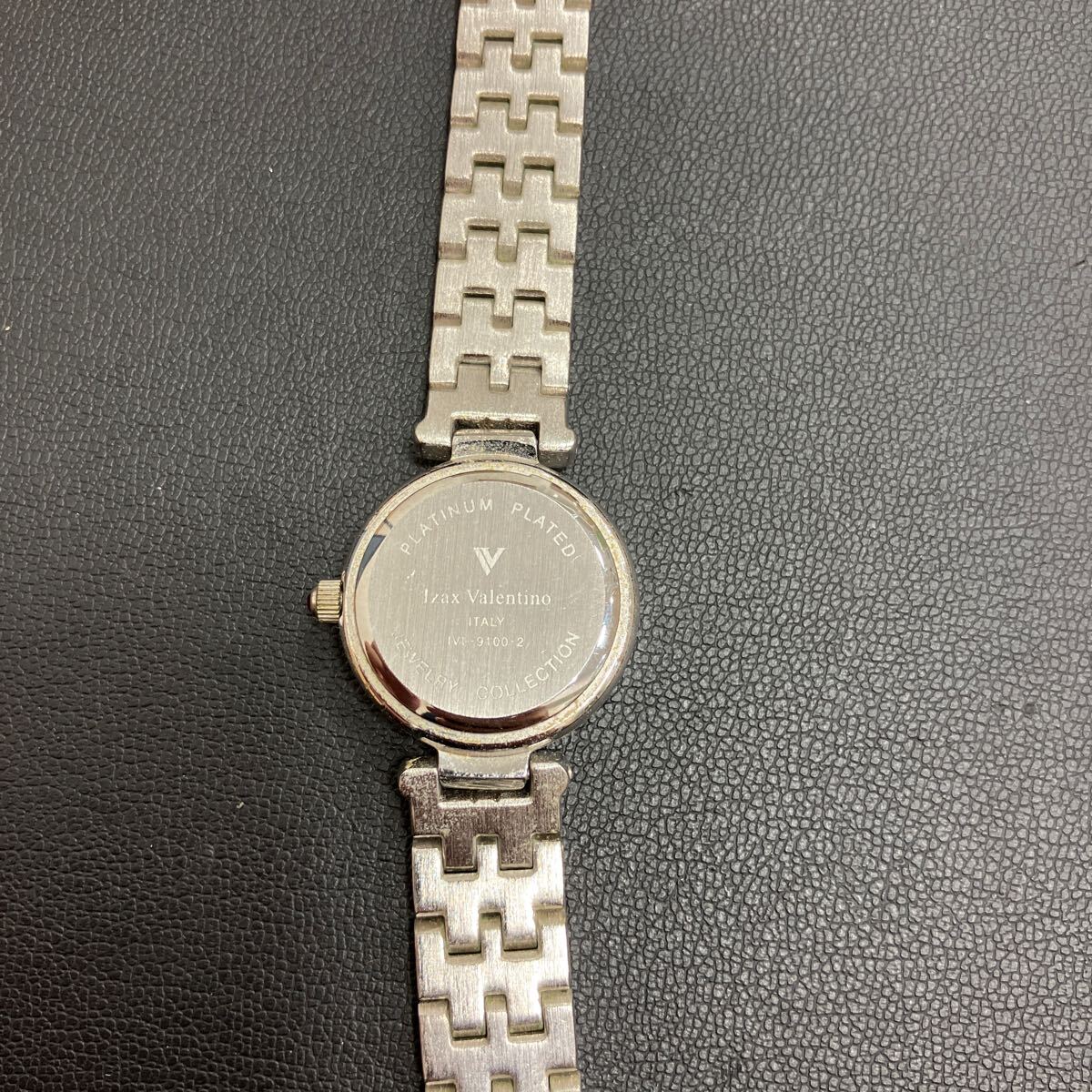 アイザックバレンチノ 腕時計 クォーツ ドレスウォッチ IVL-9100-2 シェル文字盤 アンティーク の画像9