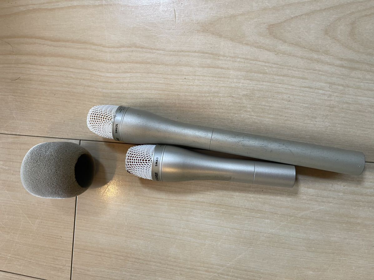 SHURE SM63L / SM63 インタビューマイク　【完全ジャンク品】_画像1