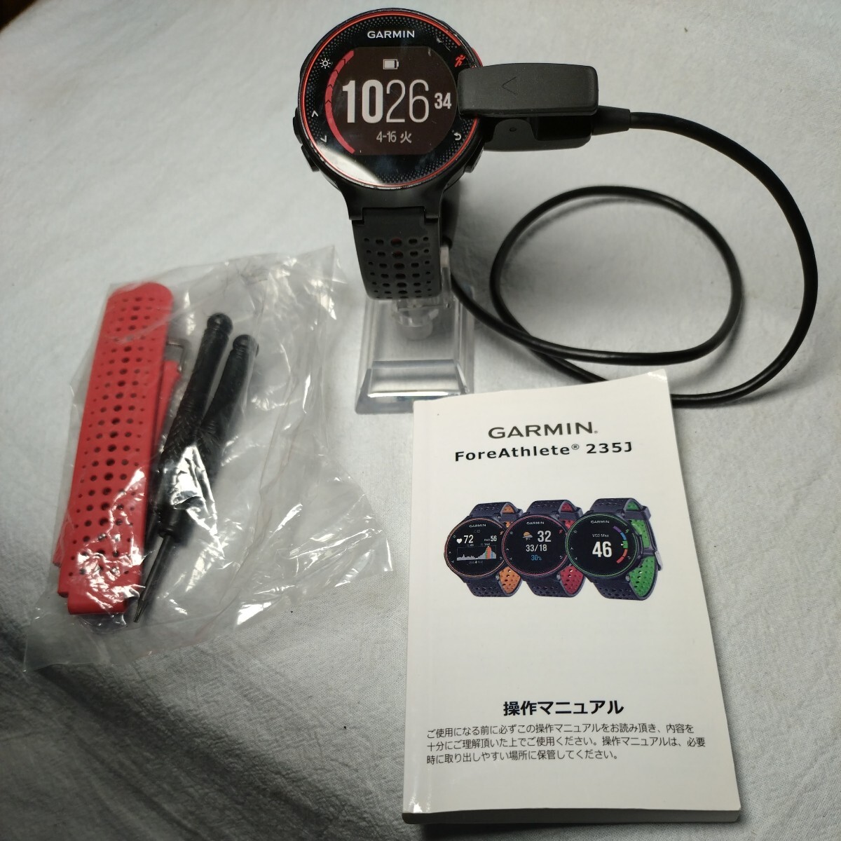 スマートウォッチ GARMIN 235J ブラック Smart Band HG-MERCURY Smart phone Watch 4個セットまとめ売りの画像2