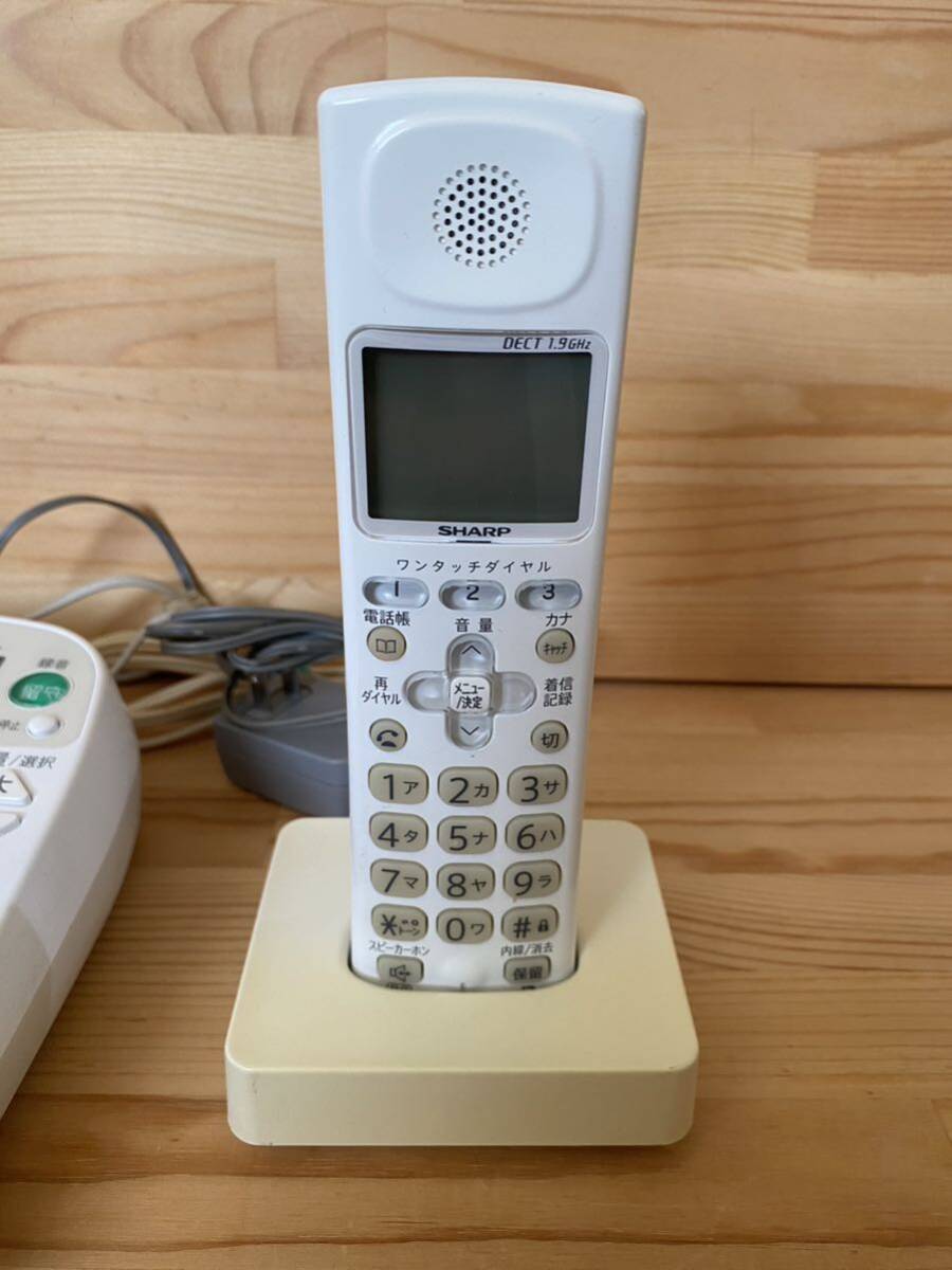 SHARP シャープ JD-V35CL 電話機 子機付き 通電確認済み デジタルコードレスの画像3