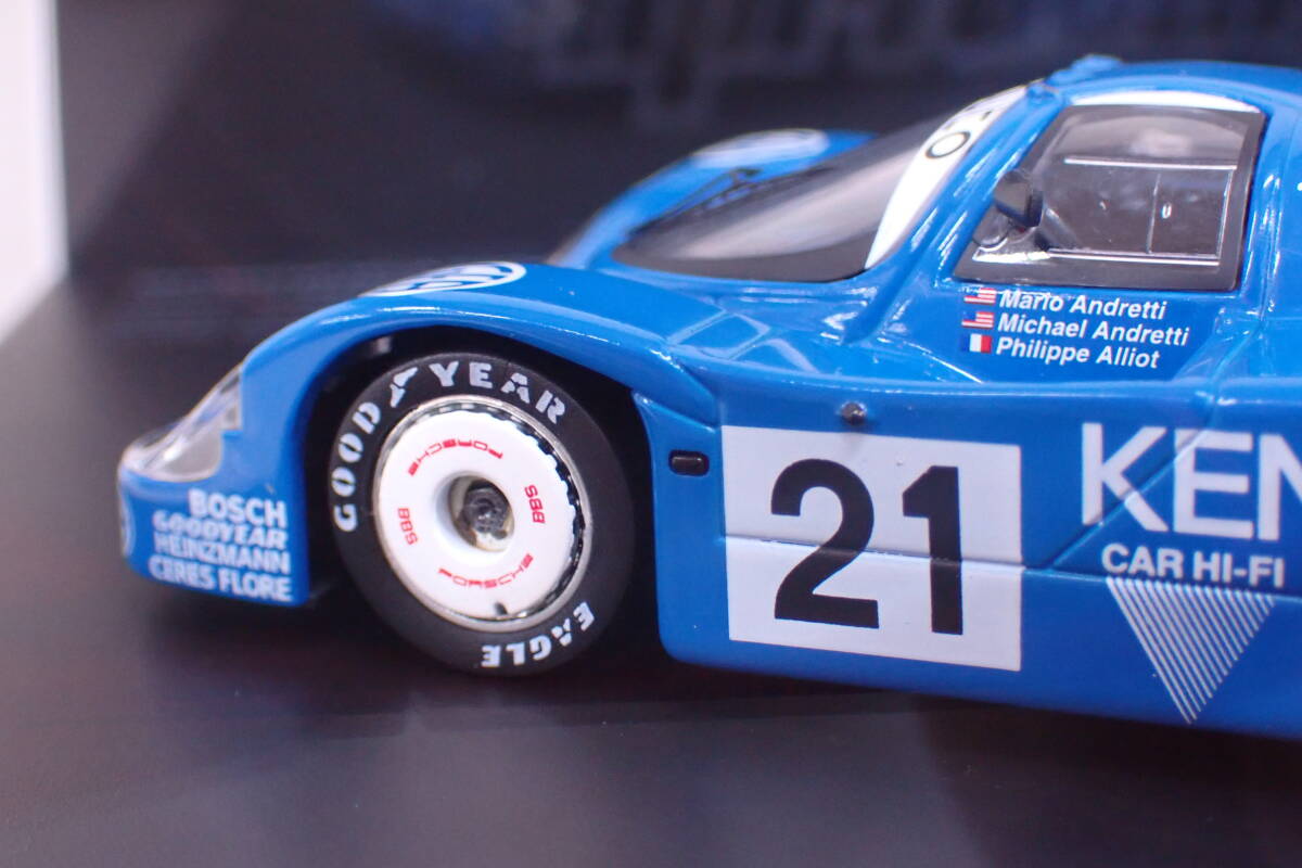 1円~ 未開封 hpi-racing 1/43スケール ミニカー ポルシェ ルマン 941 Porsche 956 LH #21 1983 Le Mans A04040T_画像9