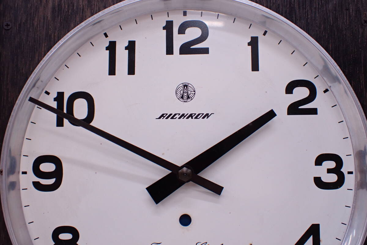 愛知時計 壁掛け時計 AICHRON Transistor Clock トランジスタクロック 昭和レトロ A04045Tの画像2