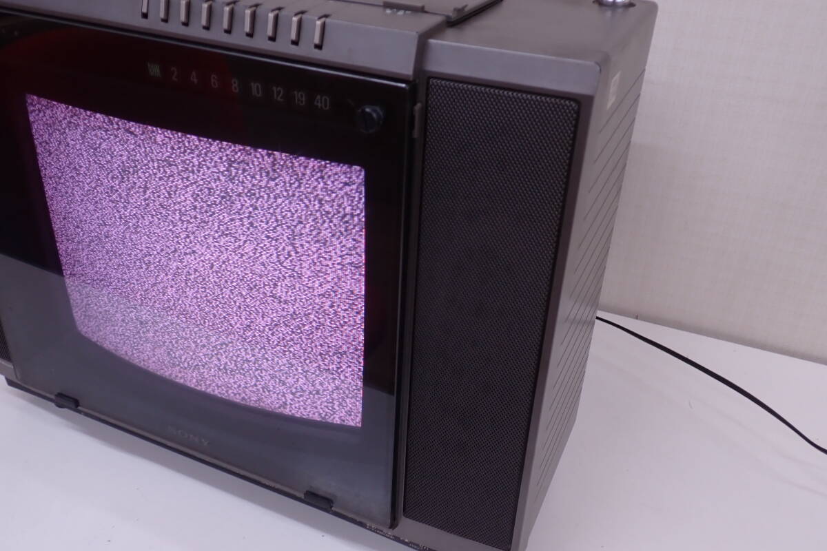 SONY ソニー トリントロン カラーテレビ KV-13SF1 IC・トランジスタ式 ブラン管テレビ A04056Tの画像3