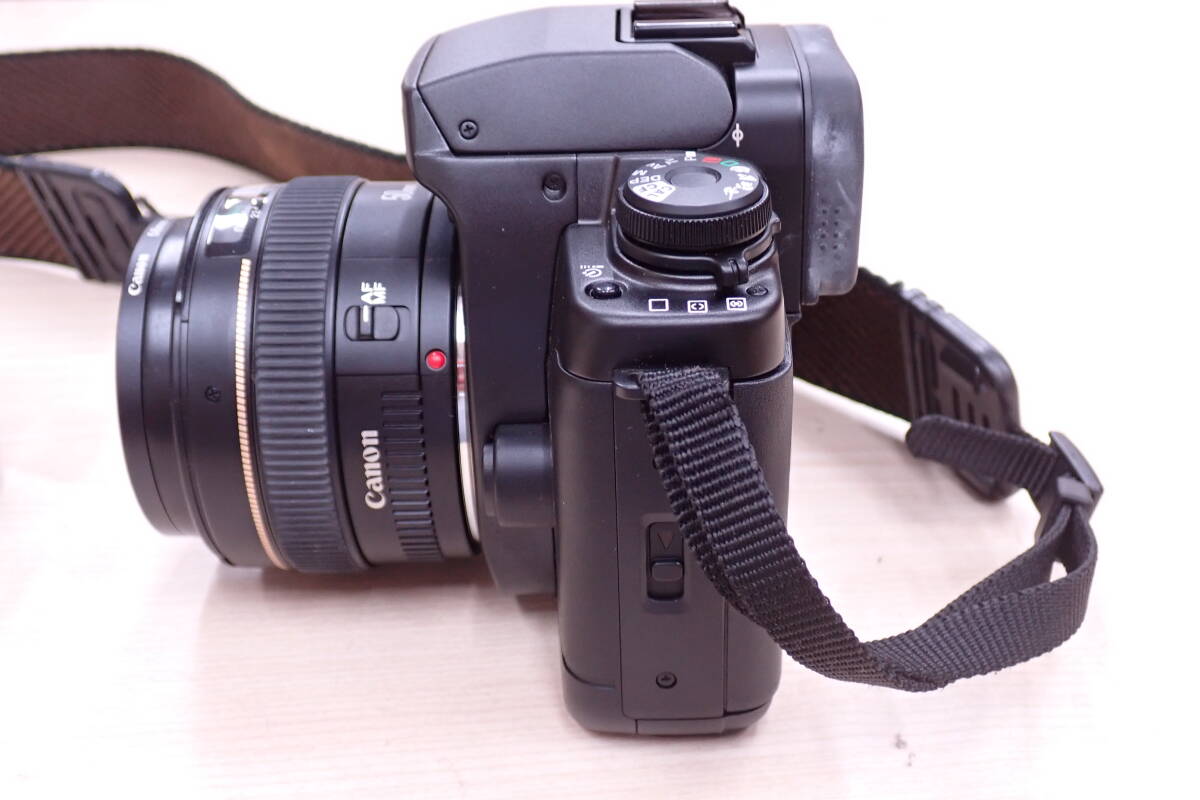 Canon キャノン デジタル一眼レフカメラ EOS55 LENS EF 50mm 1:1.4 ULTRASONIC フィルムカメラ G04102T_画像3