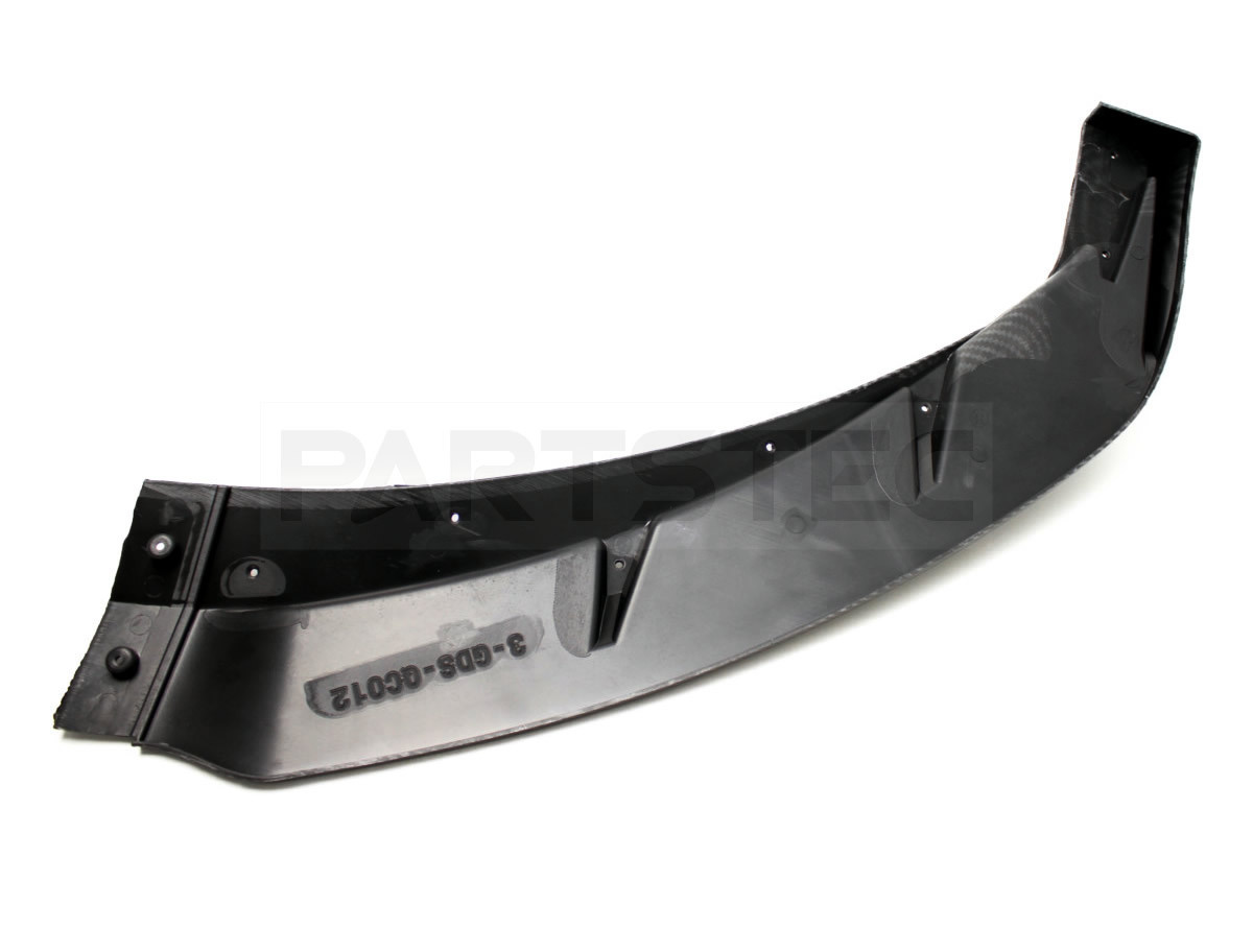 3 division carbon pattern front lip spoiler screw attaching Canard Impreza Legacy BRZ WRX Levorg Exiga glossy /148-8