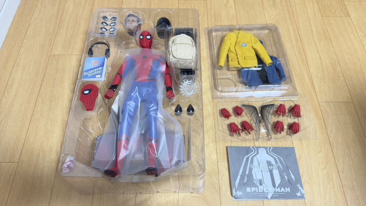 ホットトイズ ムービーマスターピース 1/6スケール MMS426 スパイダーマン ホームカミング スパイダーマンの画像3