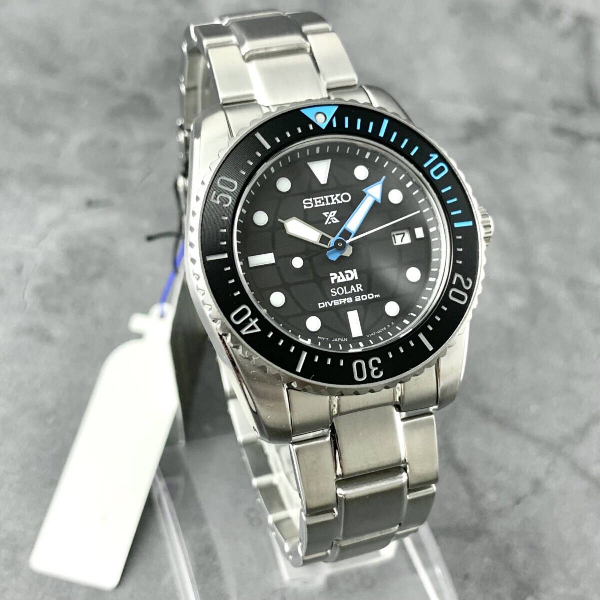 定価7.5万円 海外SEIKO/セイコー PROSPEX PADI/パディ ソーラー ダイバーズ プロスペックス メンズ腕時計