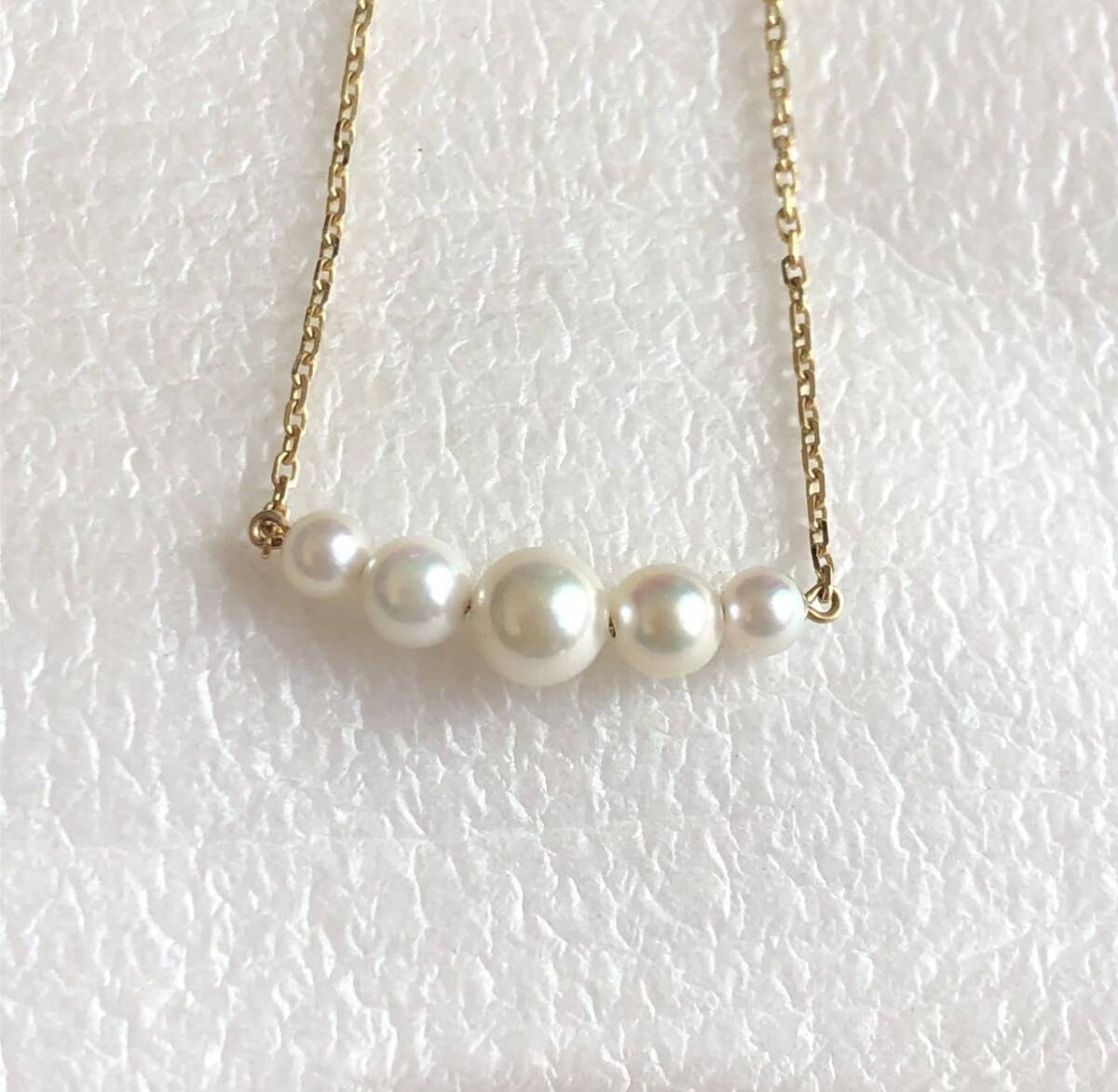 K14 Mikimoto pearl necklace 