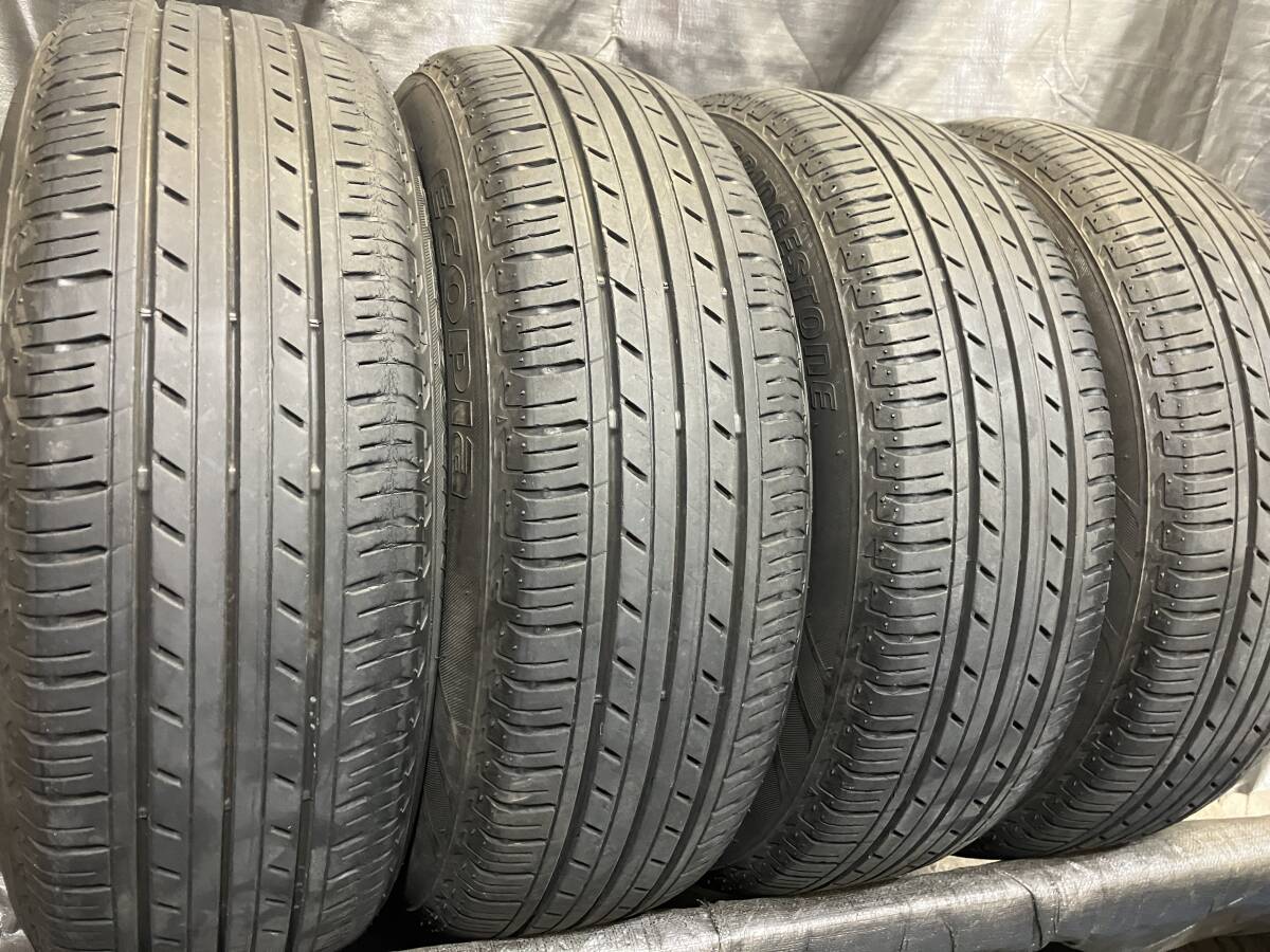 売り切り ブリヂストン 185/60R15 ECOPIA EP150 4本セット 中古タイヤ 185/60-15 アクア フィルダー シエンタ ヴィッツ などの画像1