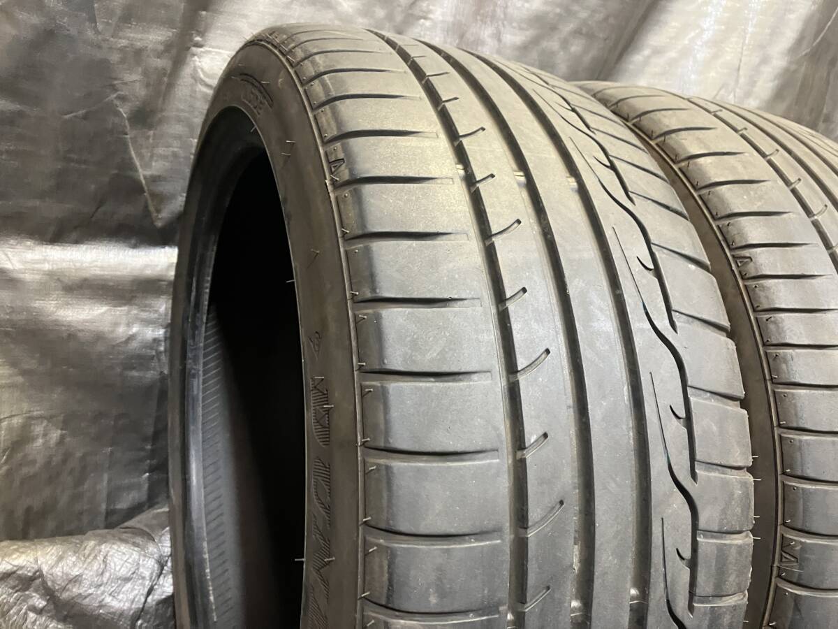 バリ溝 ダンロップ 245/40R18 SPORT MAXX RT 2本セット 中古タイヤ 245/40-18_画像2