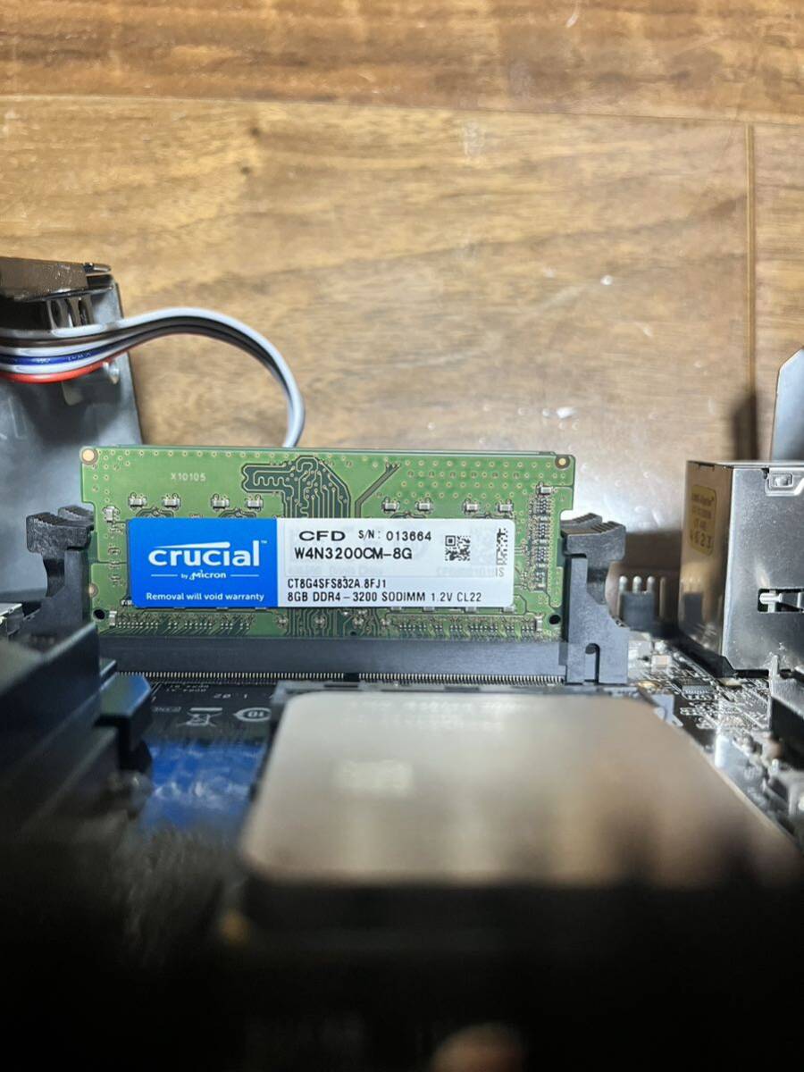 ASRock DeskMini X300 CPU メモリ 16GB セット ベアボーン_画像4