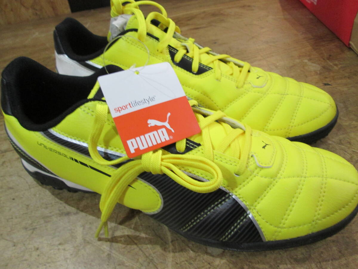 ★0426★未使用現状品★puma ユニバーサル TT 26.5㎝ アウトソールに粉吹き（ブルーム）プーマ サッカーシューズ スパイク★の画像1