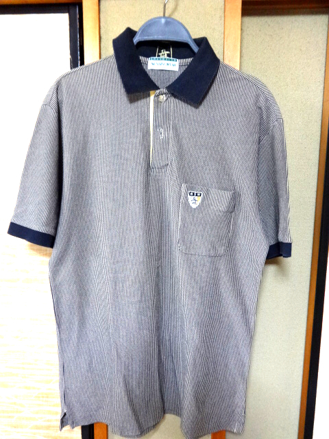 MUNSINGWEAR/ Munsingwear wear polo-shirt short sleeves put on . made in Japan SA, but L rank?