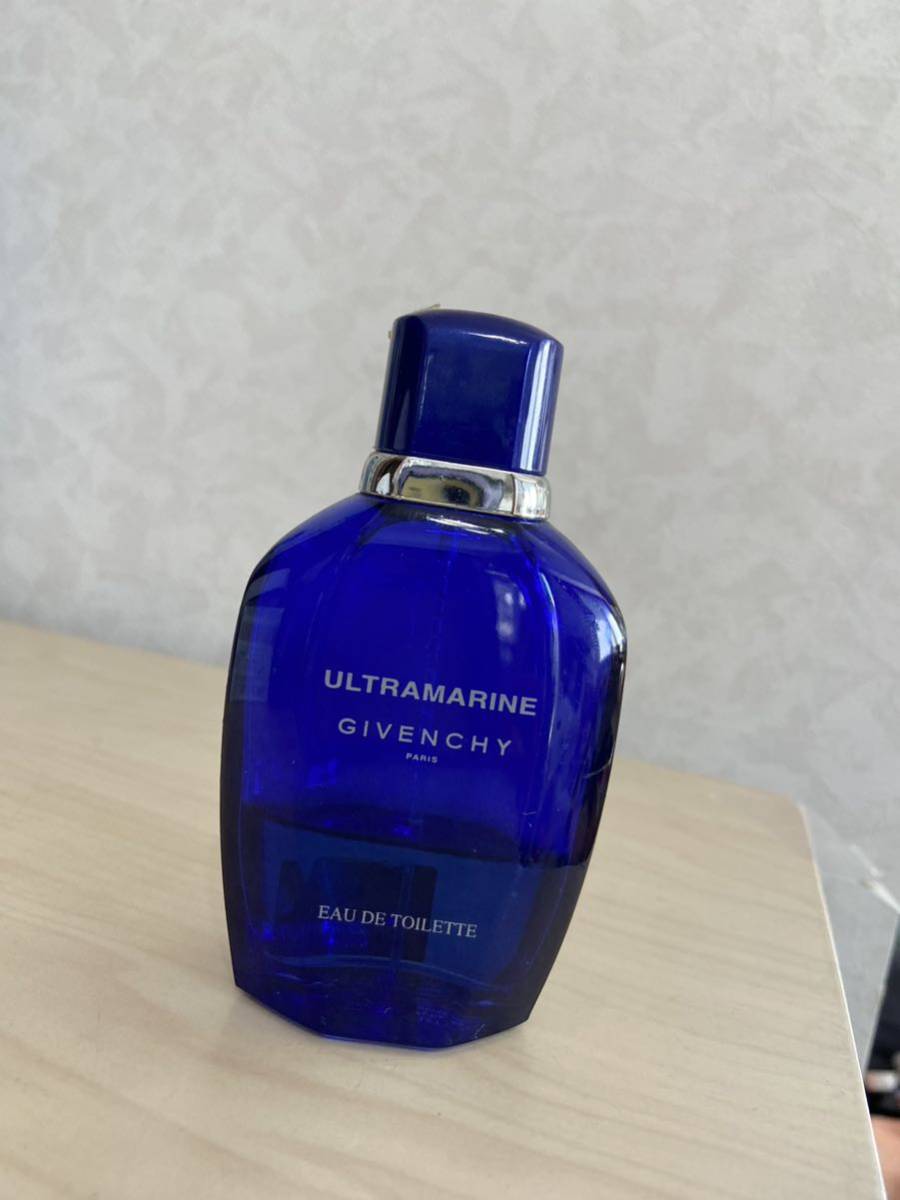 GIVENCHY Givenchy Ultra морской глубокий голубой бутылка 50ml редкость редкий трудно найти нестандартный доставка 300 иен Givenchy ji van si.