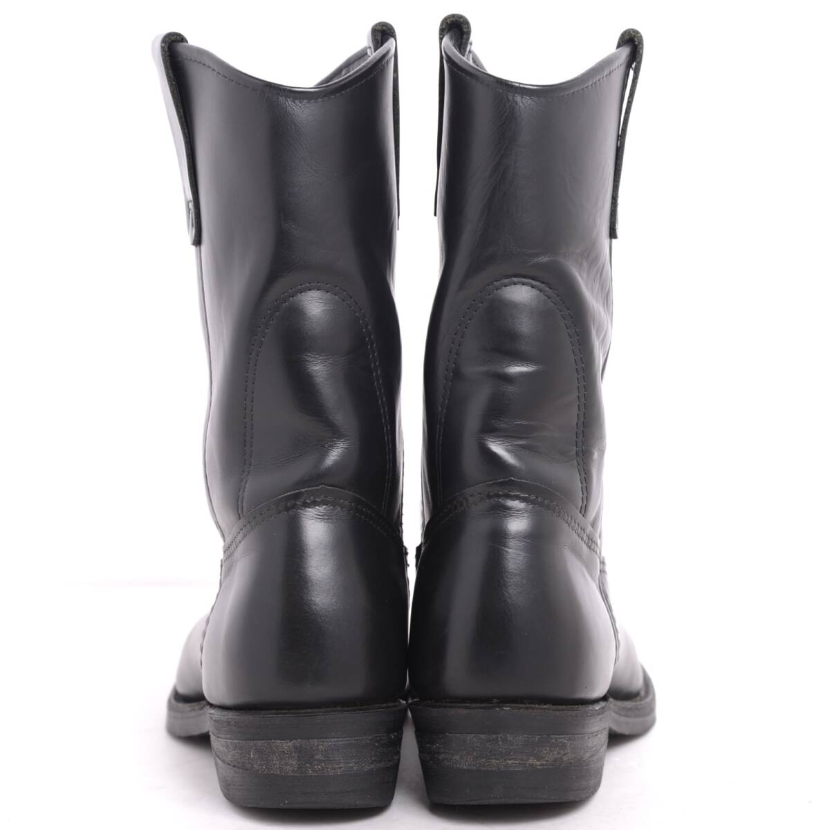 良品】07年製 レッドウィング #8155 US8 5Eペコスブーツ 黒 良品】07年製 レッドウィング #8155 US8 5Eペコスブーツ 黒