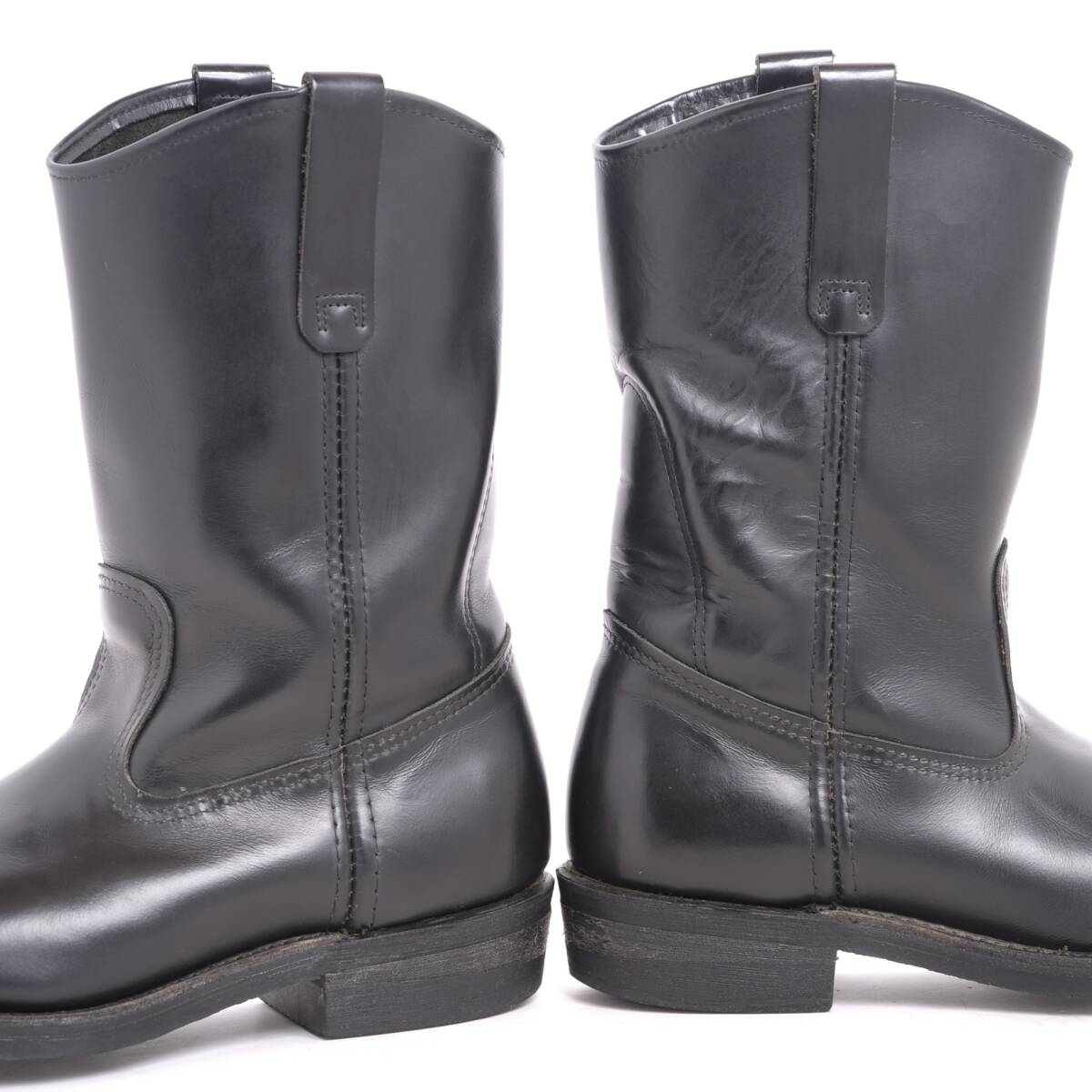 良品】07年製 レッドウィング #8155 US8 5Eペコスブーツ 黒 良品】07年製 レッドウィング #8155 US8 5Eペコスブーツ 黒