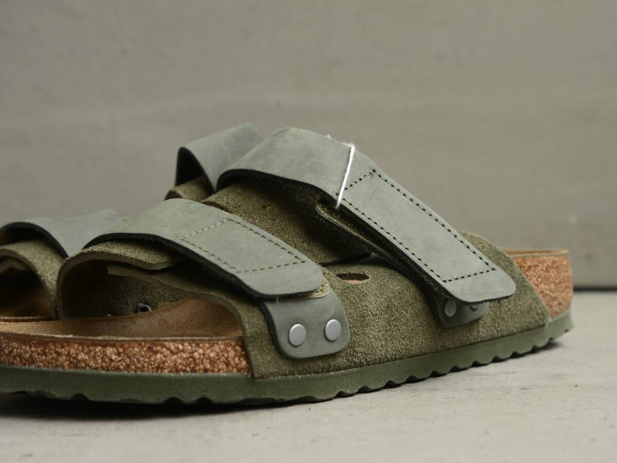 [ box attaching unused goods ] Birkenstock uji37 narrow khaki green BIRKENSTOCK UJI