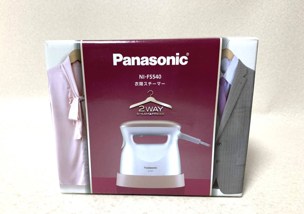 Panasonic パナソニック 衣類スチーマー NI-FS540 ピンクゴールド調 2WAY 未使用の画像1