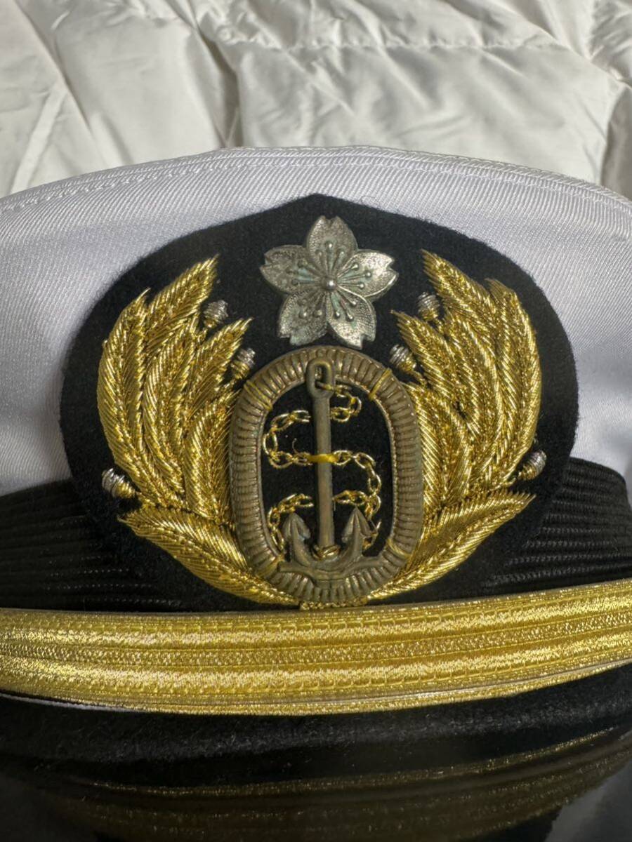 海上自衛隊 幹部制帽 58 1/2の画像2