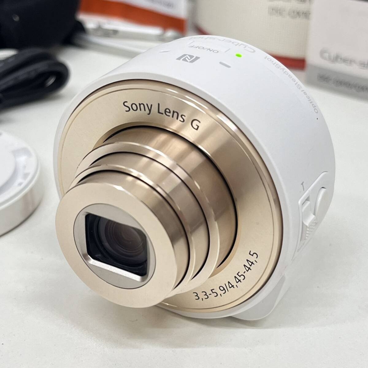 【C-24023】Π SONY Cyber-shot DSC-QX10 スチールカメラ コンパクトデジタルカメラ ソニー サイバーショット 稼動品 付属品完品の画像3