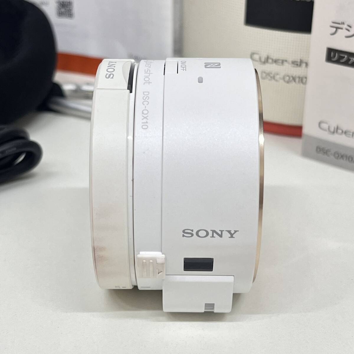 【C-24023】Π SONY Cyber-shot DSC-QX10 スチールカメラ コンパクトデジタルカメラ ソニー サイバーショット 稼動品 付属品完品の画像9