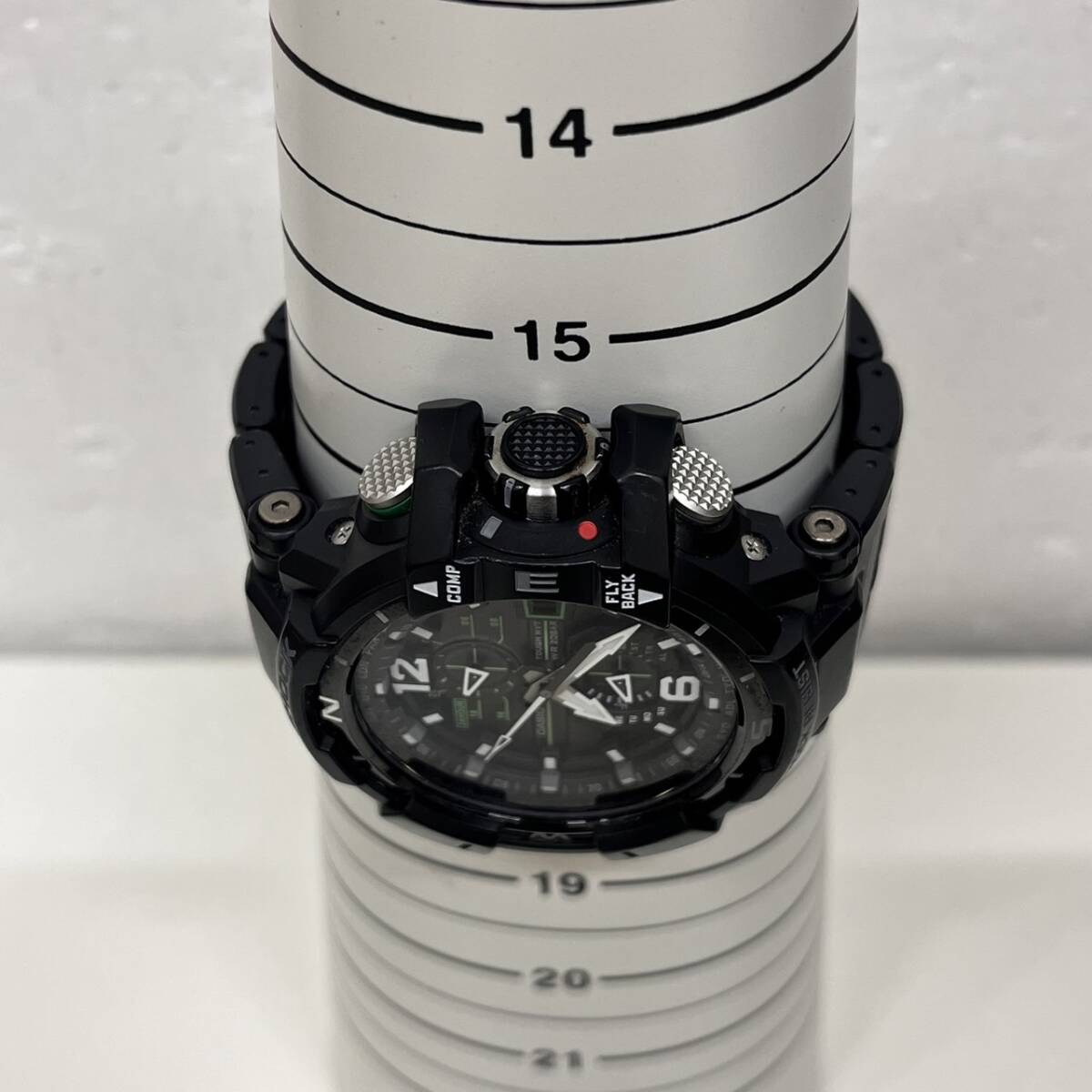 【C-23457】稼動品 G-SHOCK ジーショック CASIO カシオ 腕時計 GW-A1100 スカイコックピット 電波ソーラー グラビティマスター ステンレスの画像4