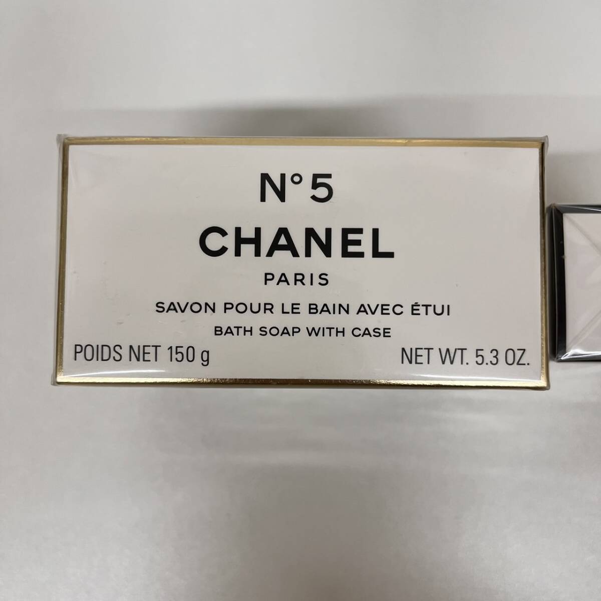 【C-24491】CHANEL シャネル 香水 シャネル COCO SAVON サヴォン バスソープ 150g セット売り №19 14ml №5 150ｇ 未開封 の画像3