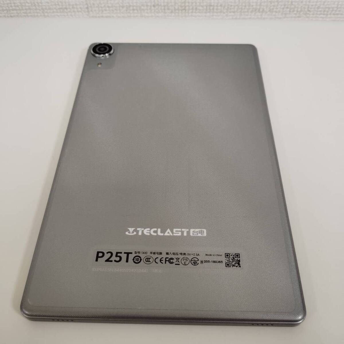 【F-14787】1円～ tPad TECLAST Wi-Fiモデル タブレット グレー P85T 64GB Bluetooth 本体中古品 通電確認済みの画像5