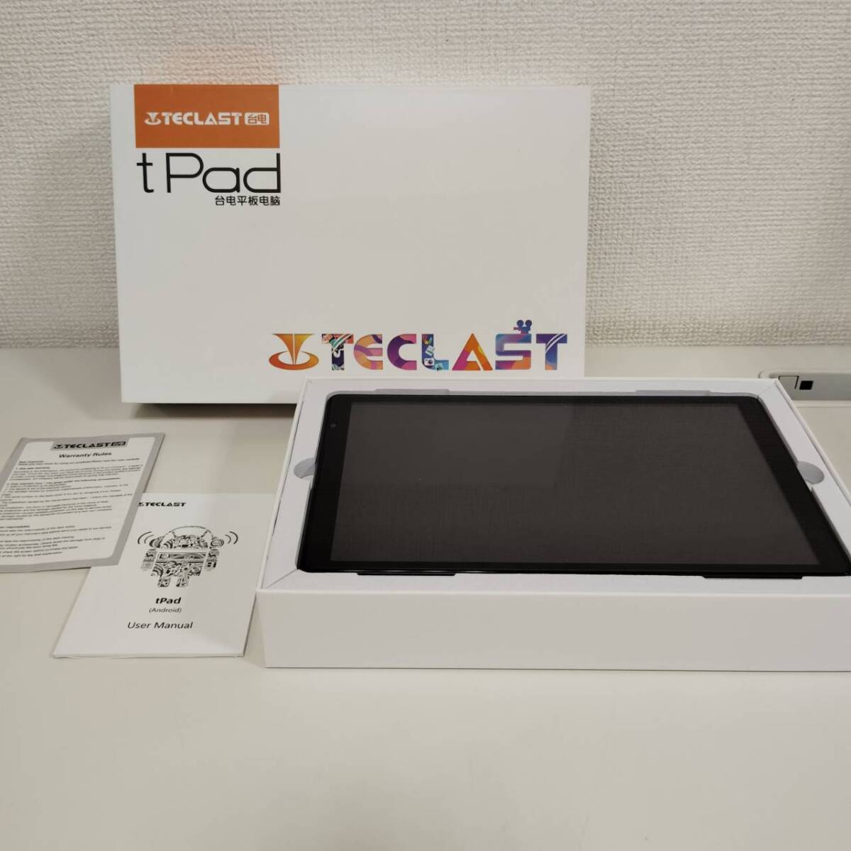 【F-14787】1円～ tPad TECLAST Wi-Fiモデル タブレット グレー P85T 64GB Bluetooth 本体中古品 通電確認済みの画像1