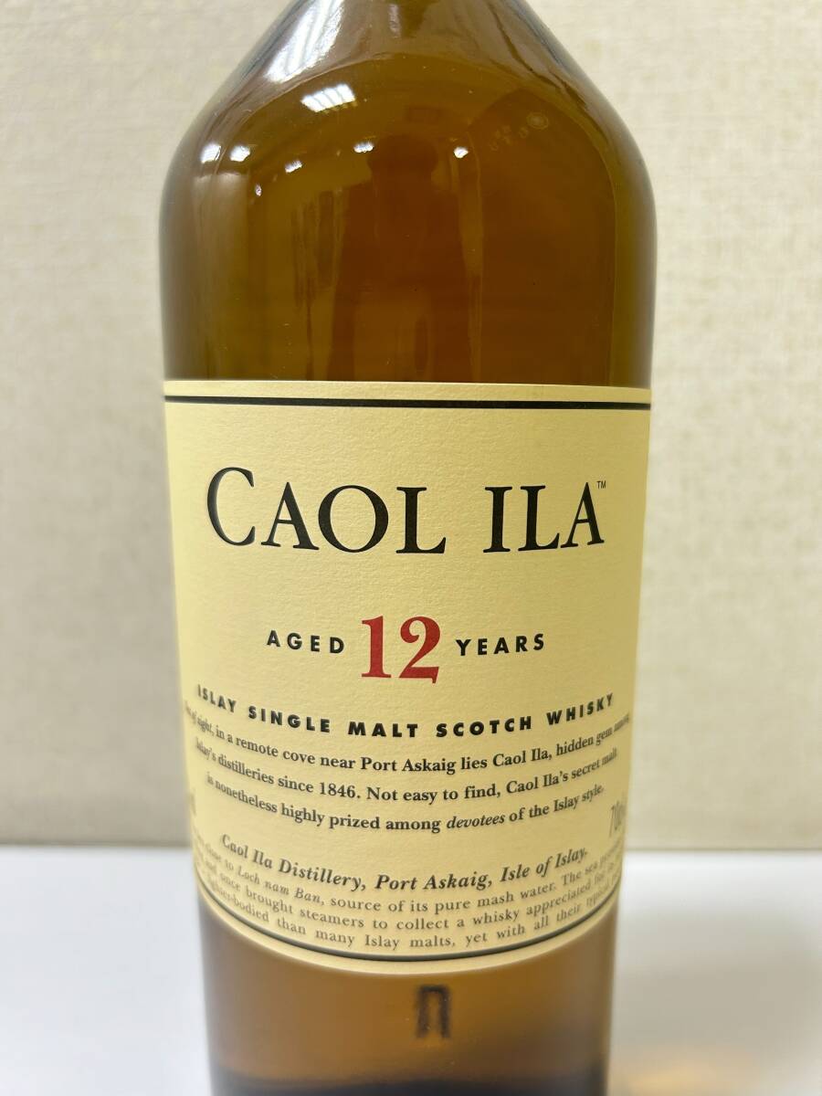 【F-14569】 １円～ CAOL ILA 12年 43% 700ml スコッチウイスキー シングルモルト 未開栓 保管品の画像2